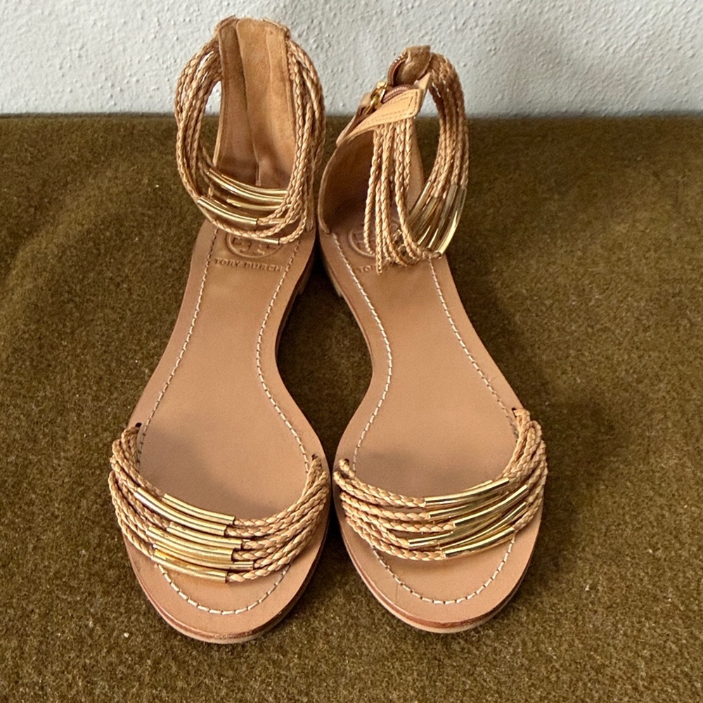 Tory Burch Mignon Braided Flat Sandals Womens 7 - Picture 2 of 7